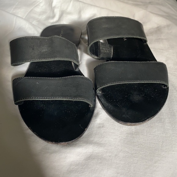Loeffler Randal black slip on Sandals - Picture 4 of 5